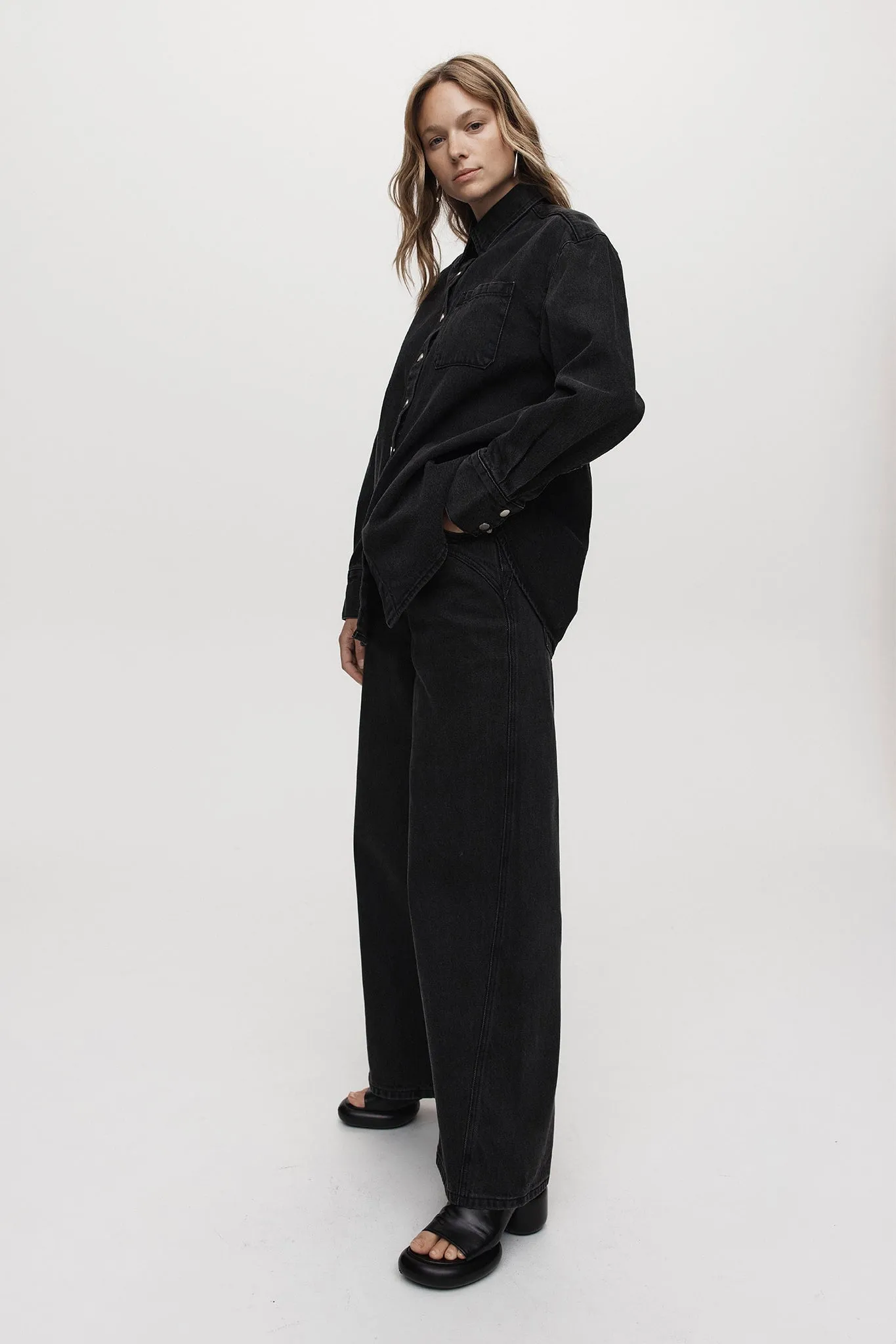 ALFALFA SHIRT - WASHED BLACK
