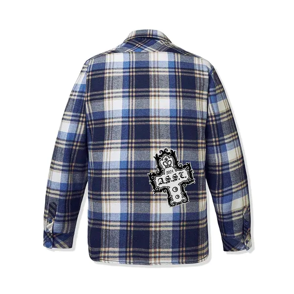 Anti Social Social Club Crown Blue Flannel Shirt