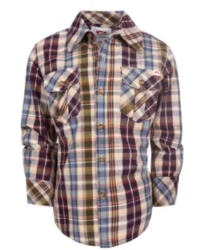 Appaman - Boys Flannel Shirt in Mecca Plaid