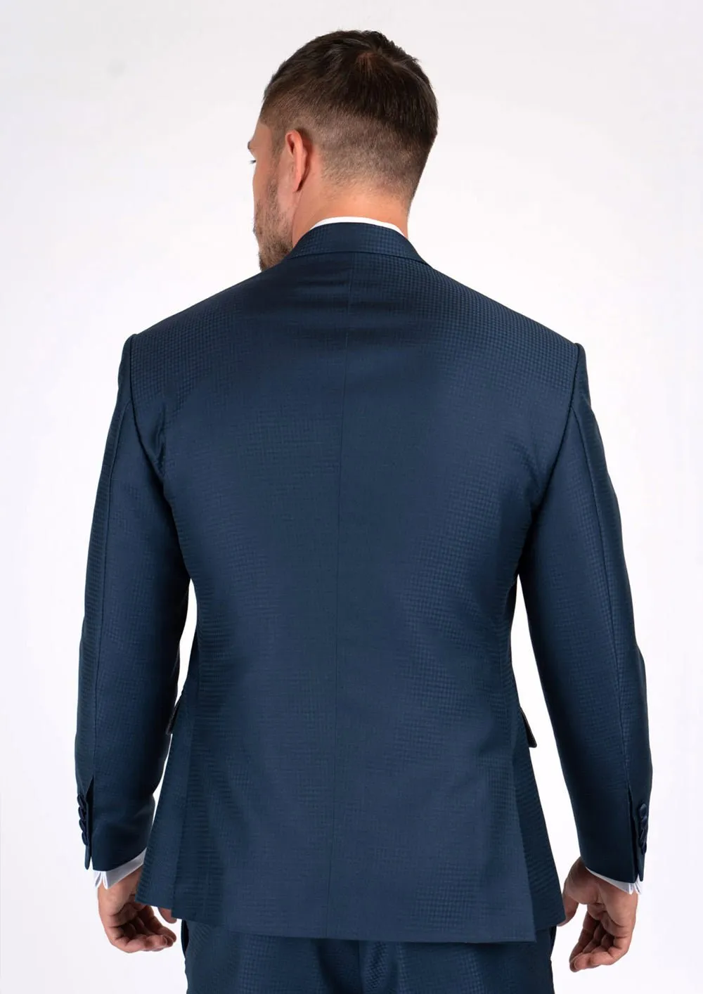 Astor Blue Microcheck Tuxedo