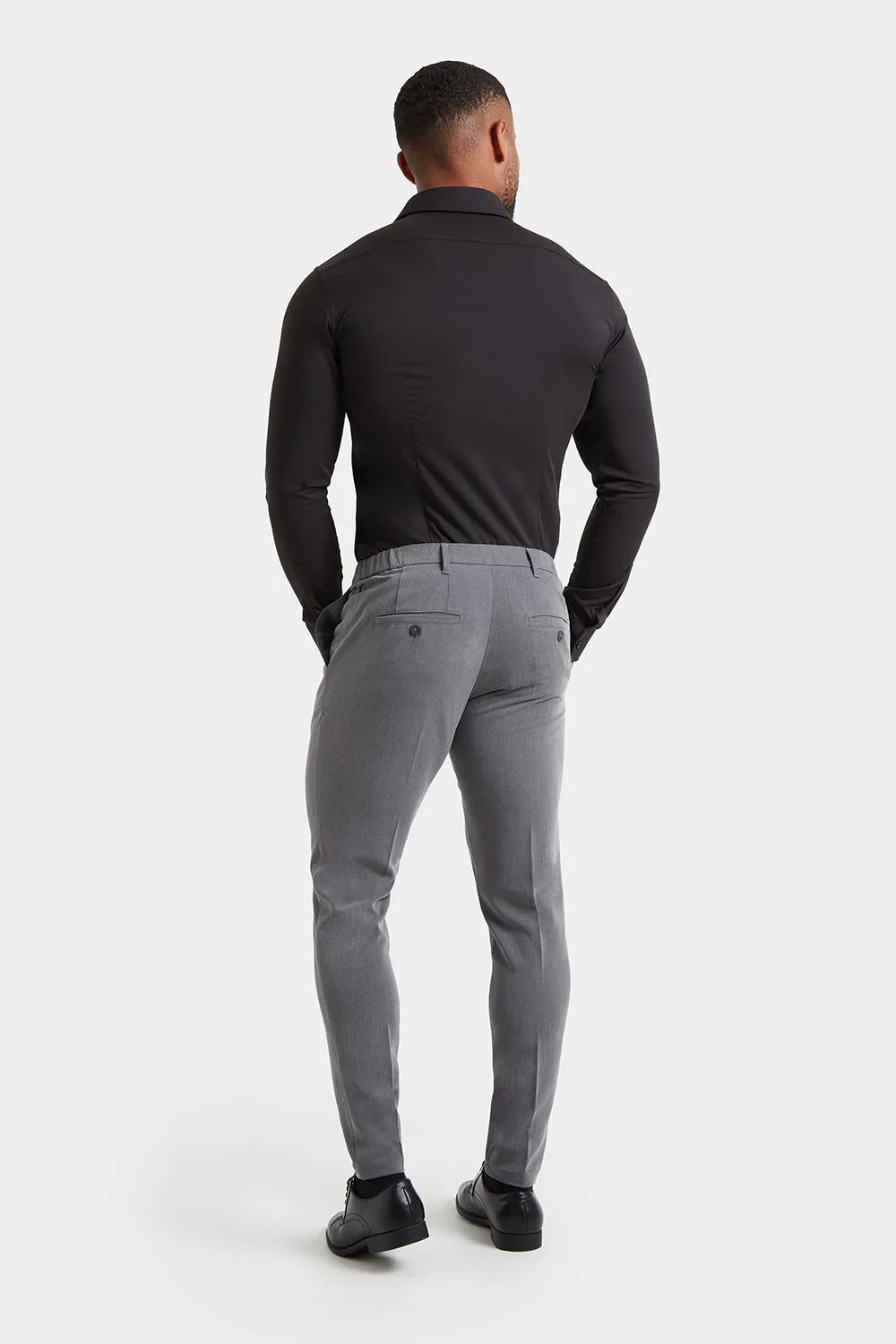 Athletic Fit Essential Pants in Charcoal