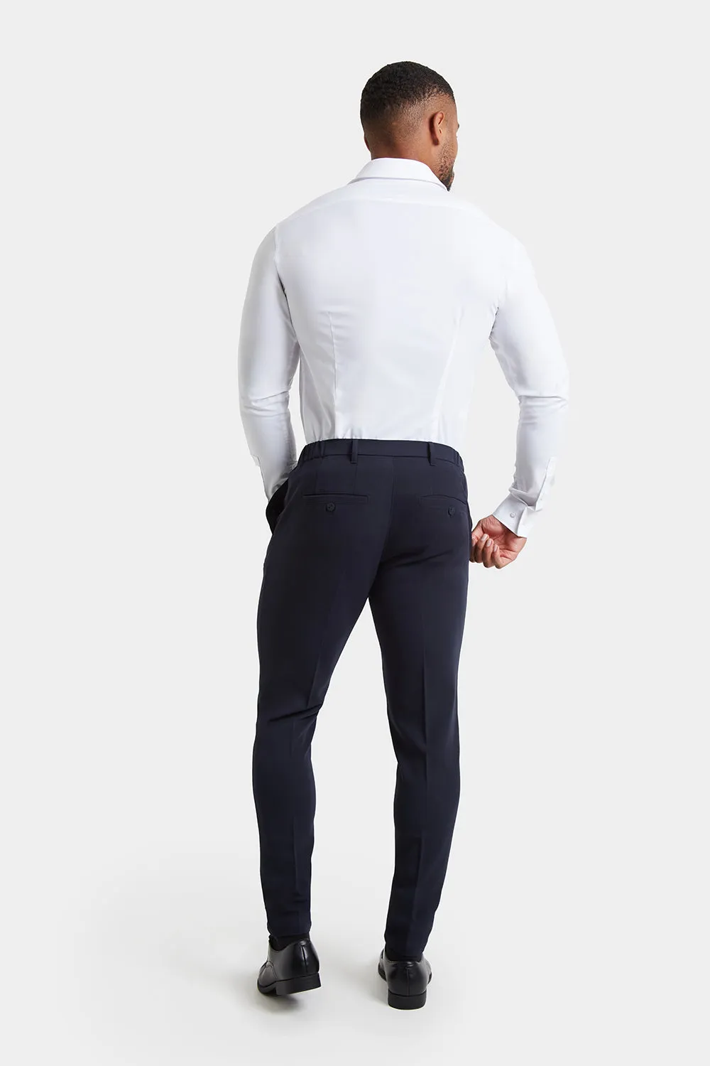 Athletic Fit Essential Pants in Navy