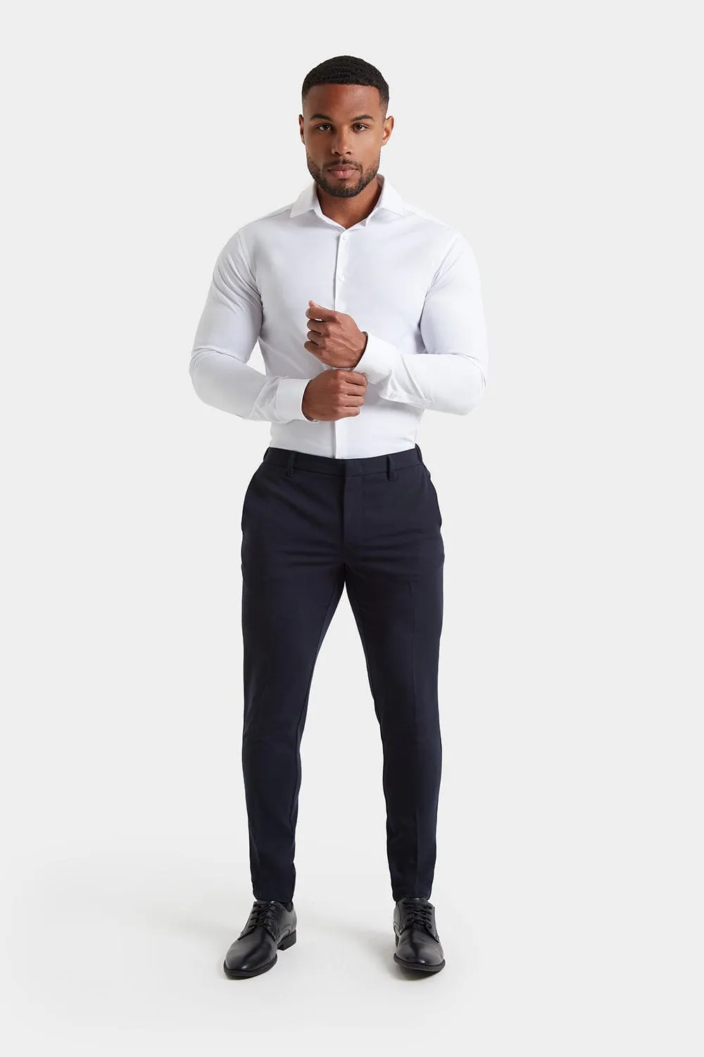 Athletic Fit Essential Pants in Navy
