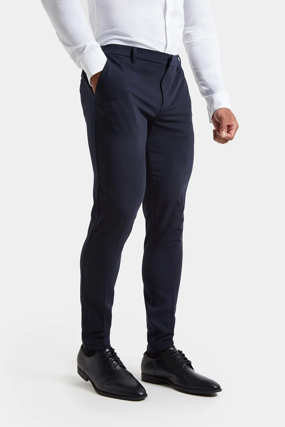 Athletic Fit Essential Pants in Navy
