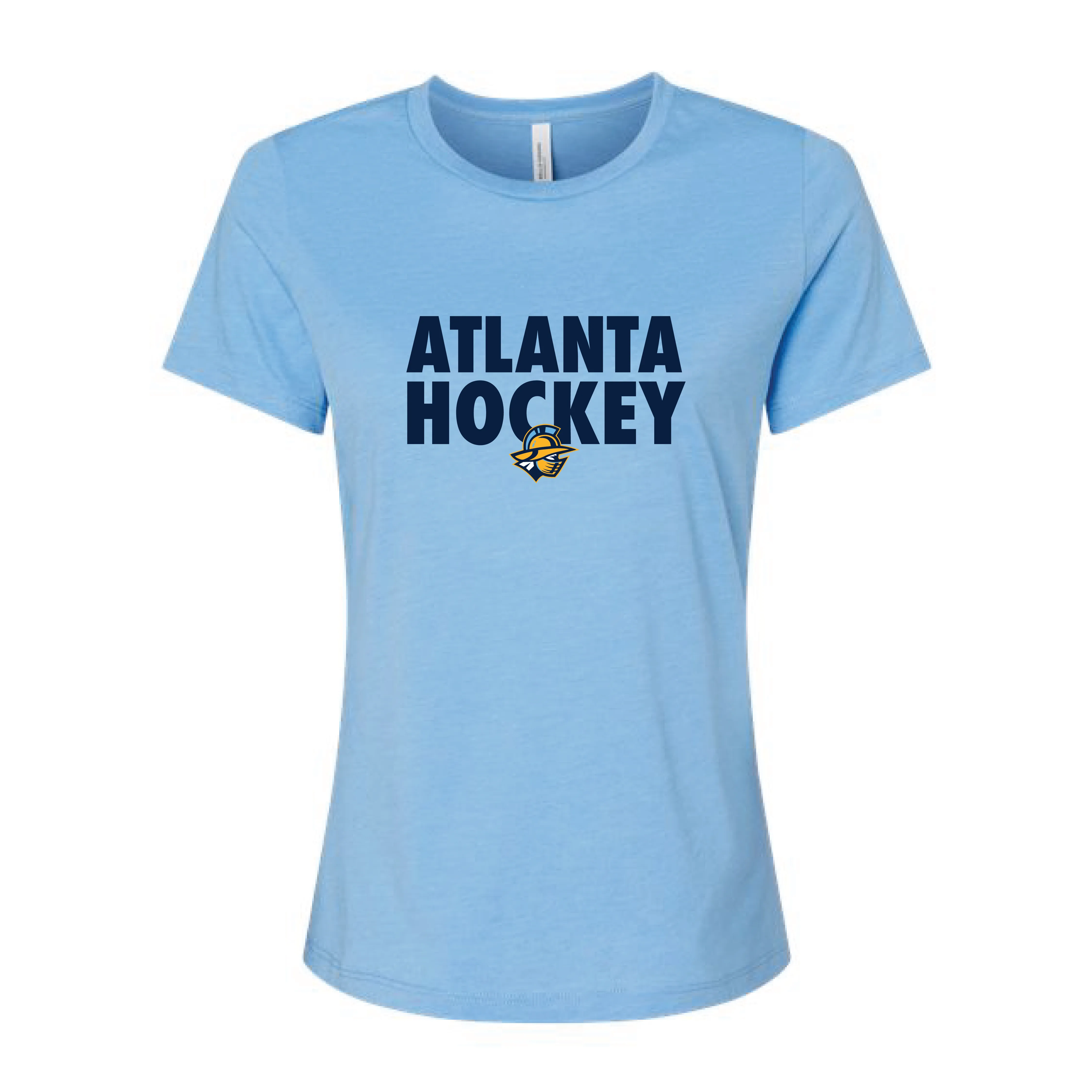 Atlanta Gladiators Ladies Heather Carolina Blue Relaxed CVC T-Shirt