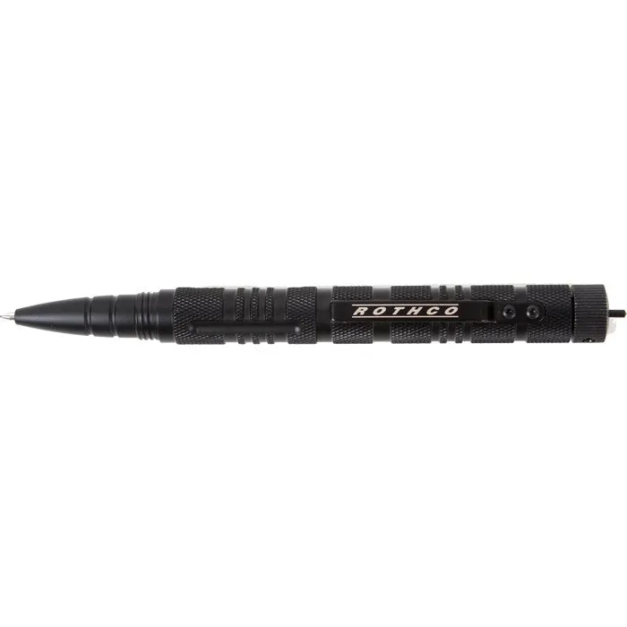 Black - Tactical Glass Breaker & Handcuff Key Pen
