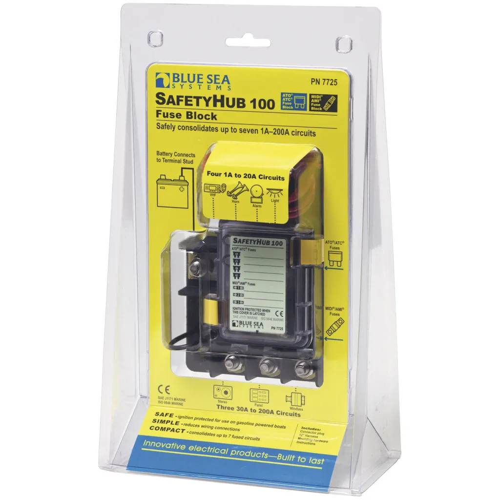 Blue Sea 7725 SafetyHub 100 Fuse Block