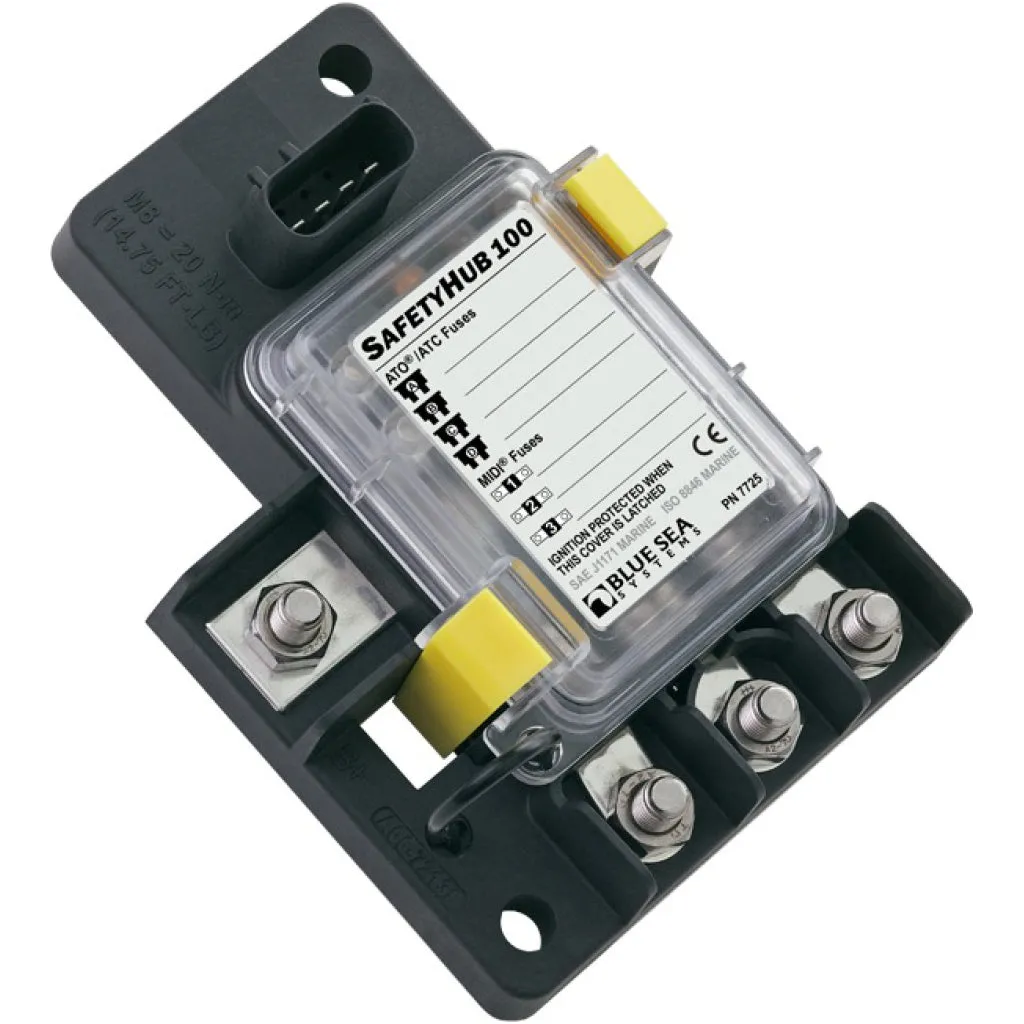 Blue Sea 7725 SafetyHub 100 Fuse Block