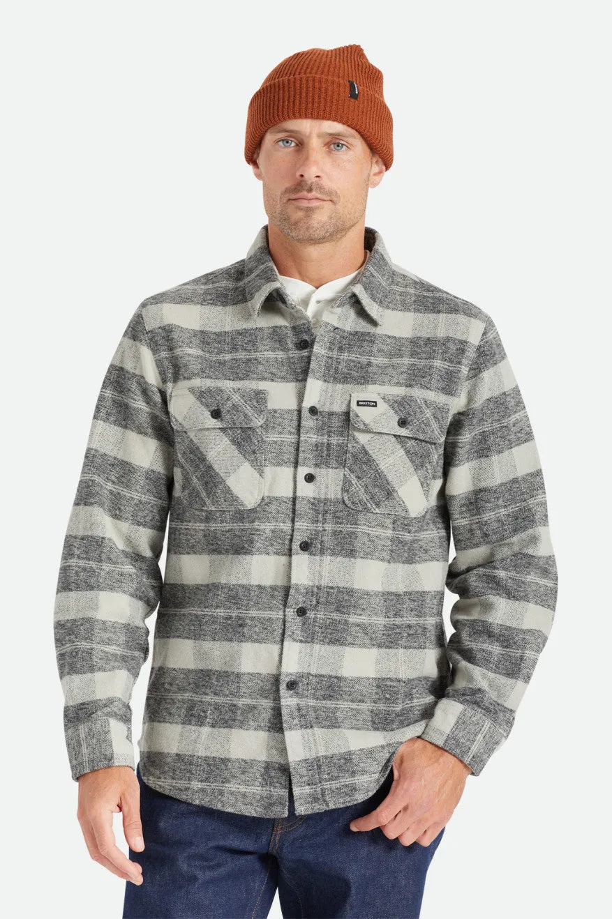 Brixton Heavyweight Flannel - Black/Charcoal