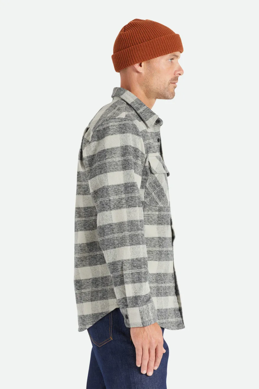 Brixton Heavyweight Flannel - Black/Charcoal