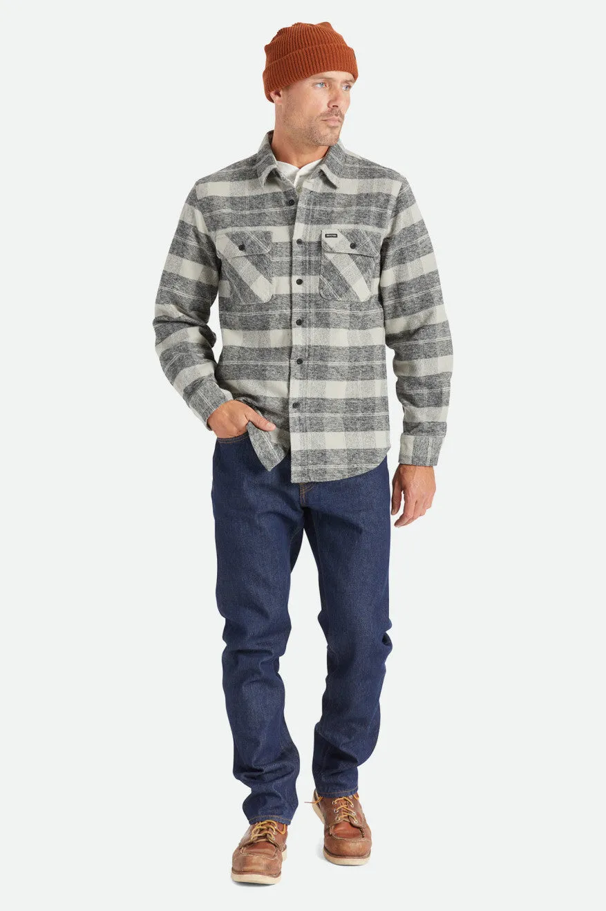 Brixton Heavyweight Flannel - Black/Charcoal