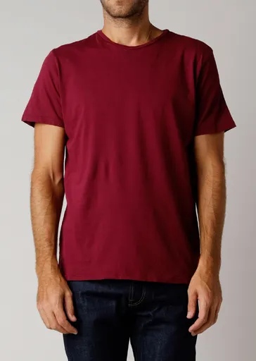 Brooklyn Denim Co. Organic Cotton Tee - Rambutan