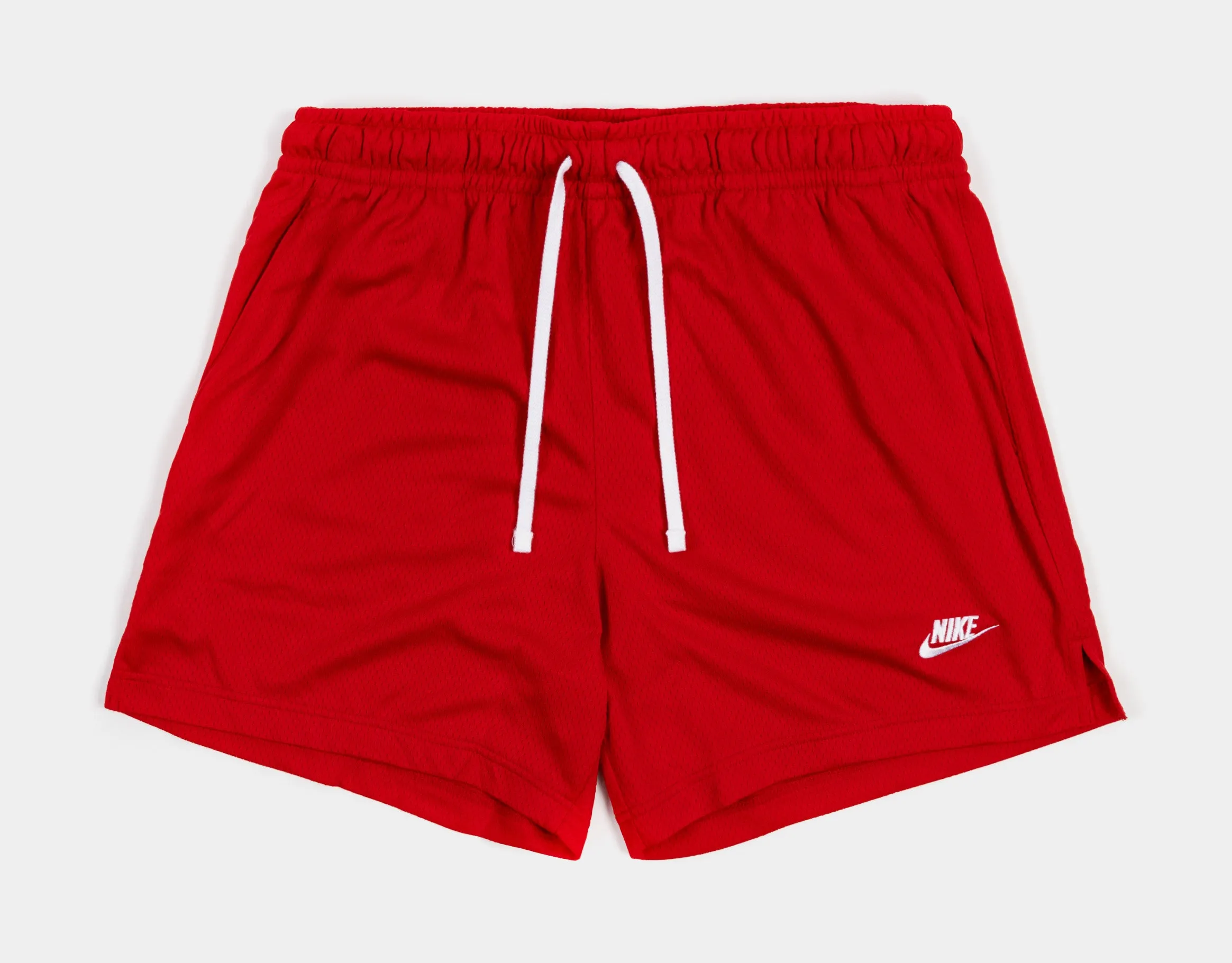 Club Flow Mesh Mens Shorts (Red)