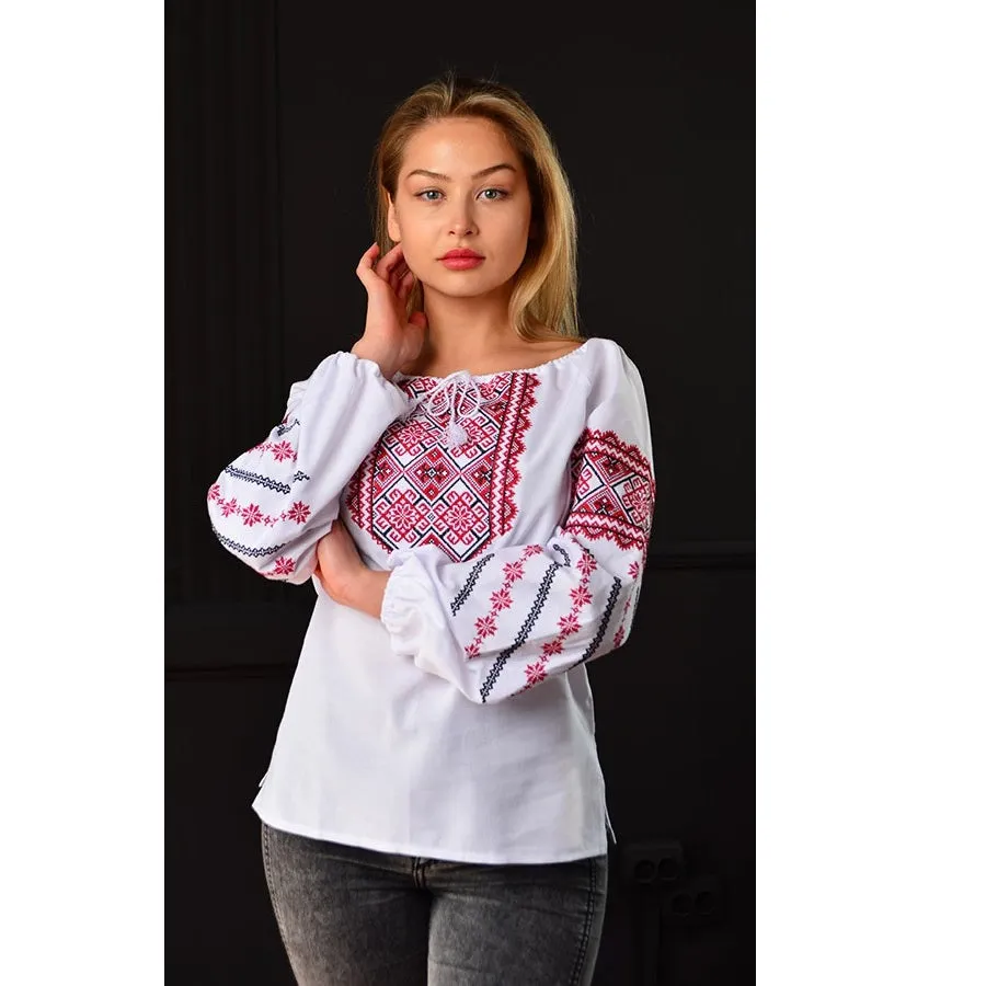 Embroidered women's blouse