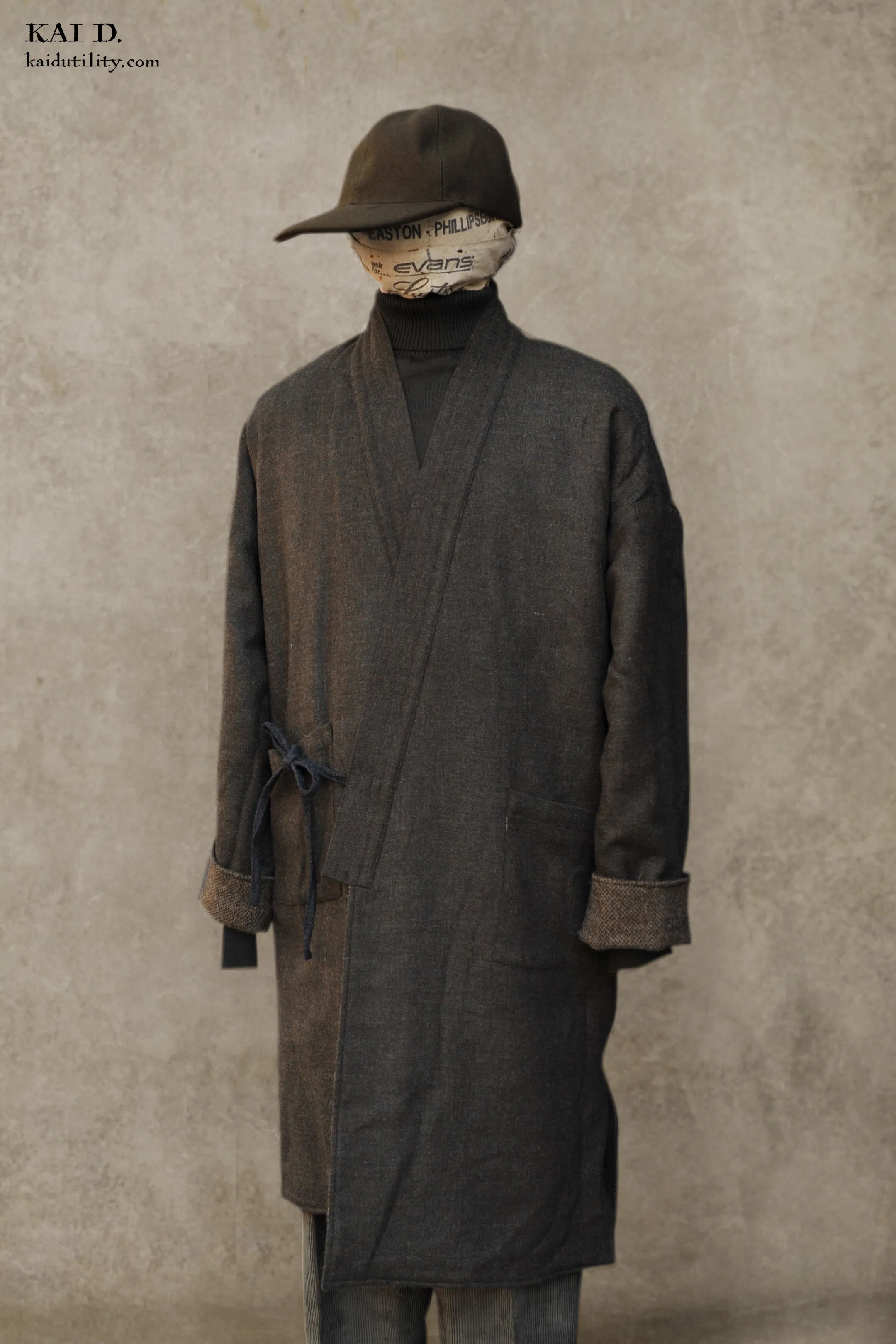 Full Length Japanese Farmer Coat - Miyama - Medium (NO RETURN)