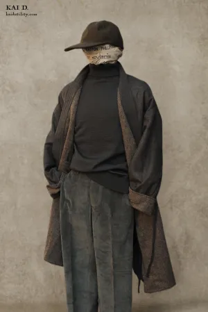 Full Length Japanese Farmer Coat - Miyama - Medium (NO RETURN)