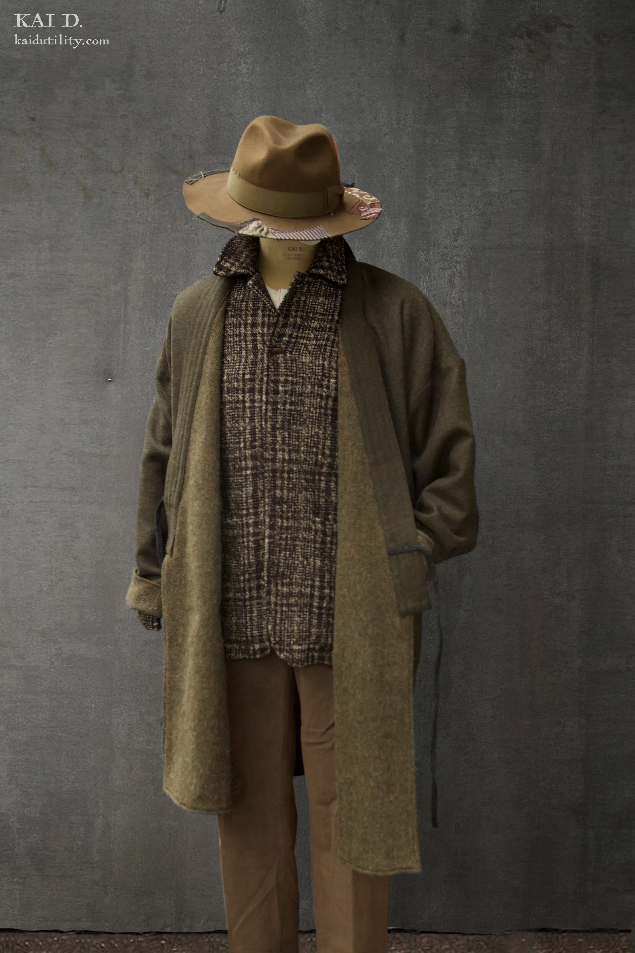 Full Length Japanese Farmer Coat - Miyama - Medium (NO RETURN)
