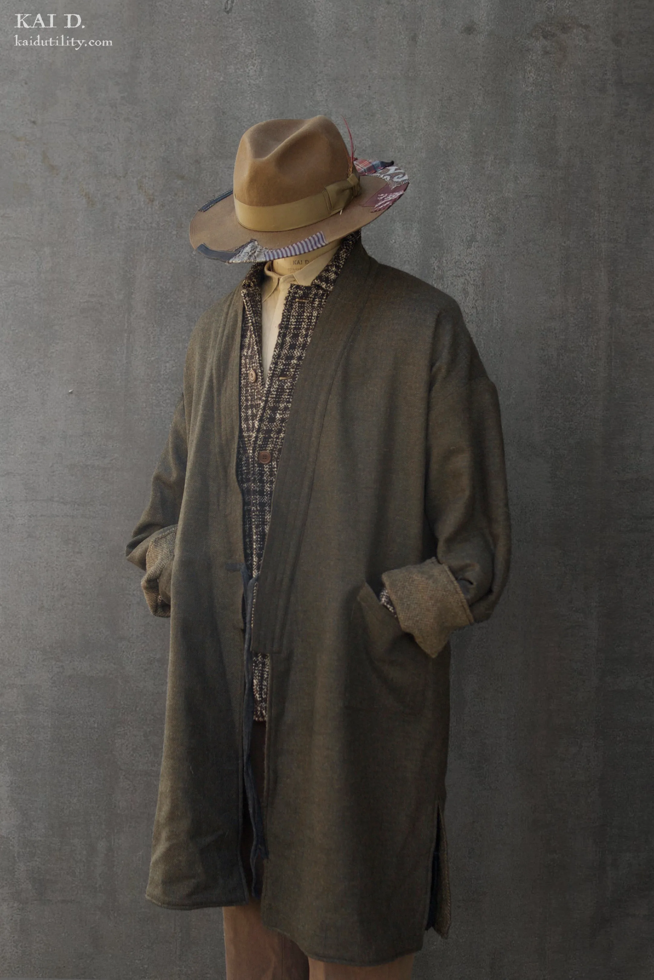 Full Length Japanese Farmer Coat - Miyama - Medium (NO RETURN)
