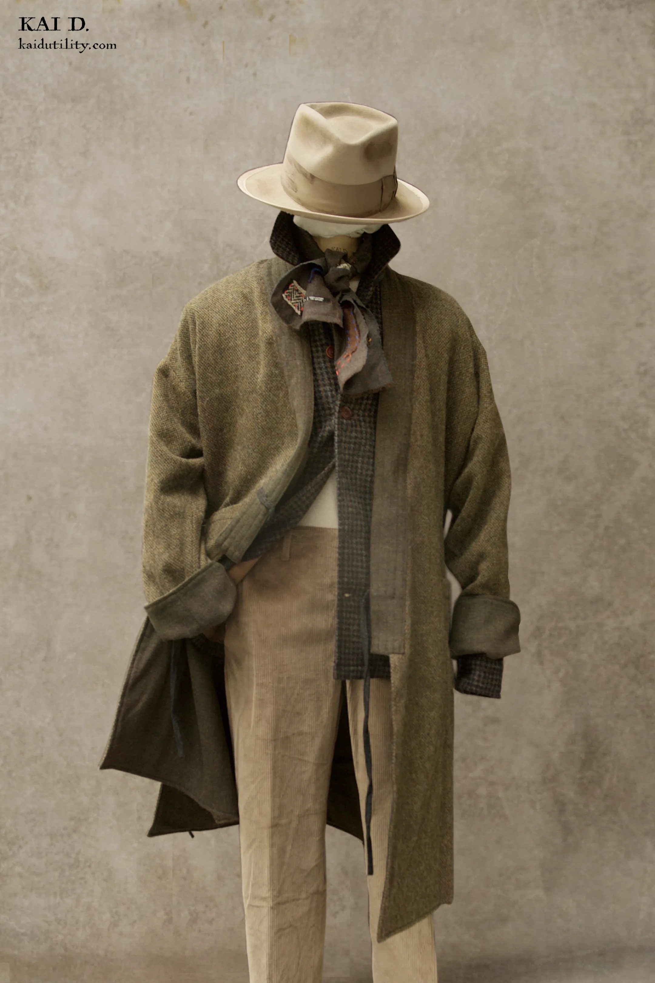 Full Length Japanese Farmer Coat - Miyama - Medium (NO RETURN)