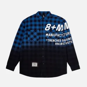 Gargantuan Flannel Shirt Blue