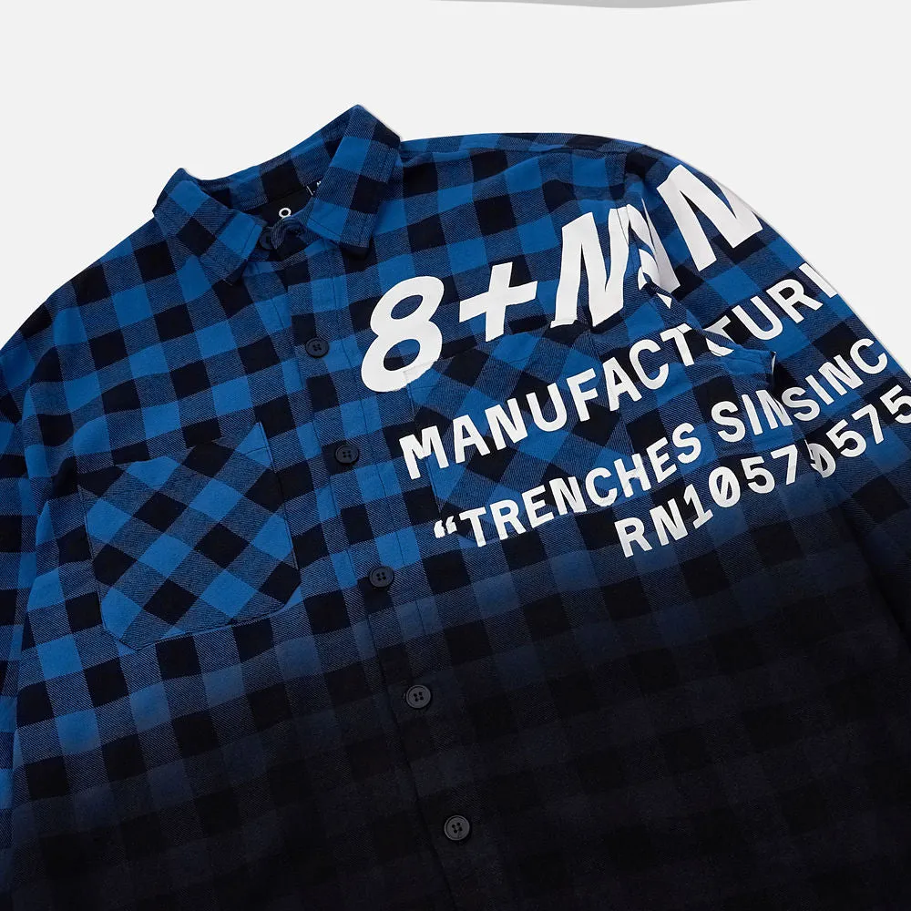 Gargantuan Flannel Shirt Blue