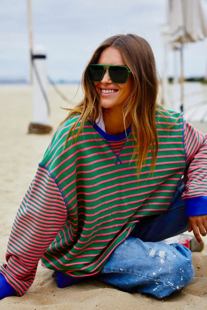 Hammill & Co Retro Stripe Sweat