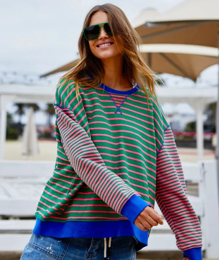 Hammill & Co Retro Stripe Sweat