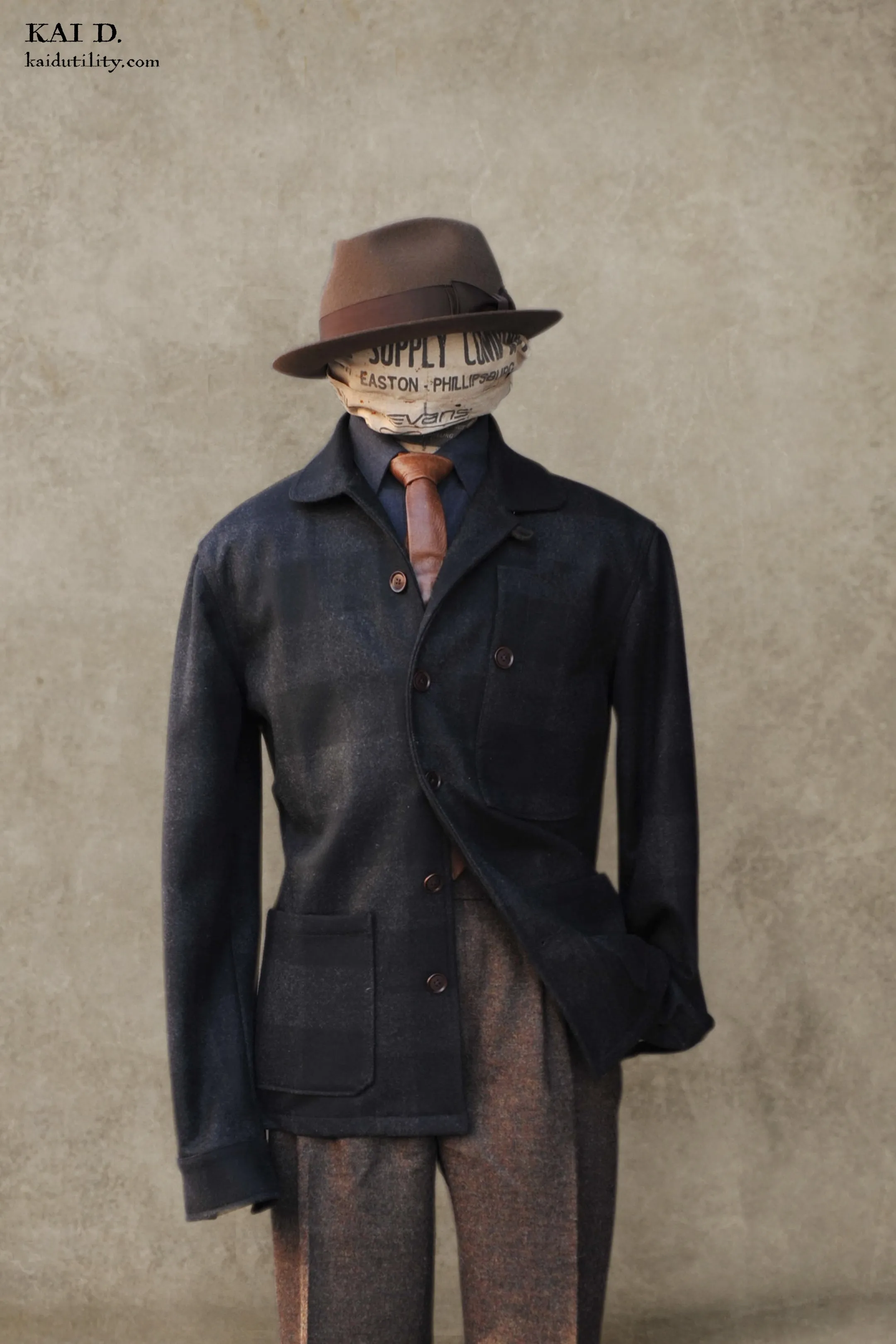 Hardy Chore Jacket - Tonal Wool Plaid - M