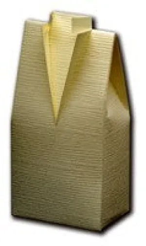 Ivory Silk Tuxedo Box for Wedding Favour