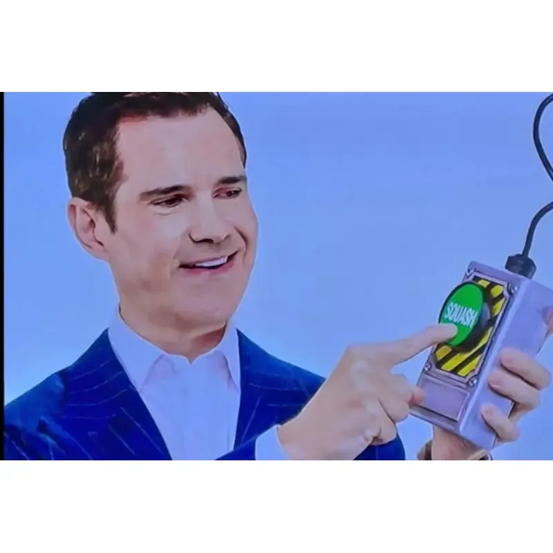 Jimmy Carr Battle in the Box Blue Tuxedo