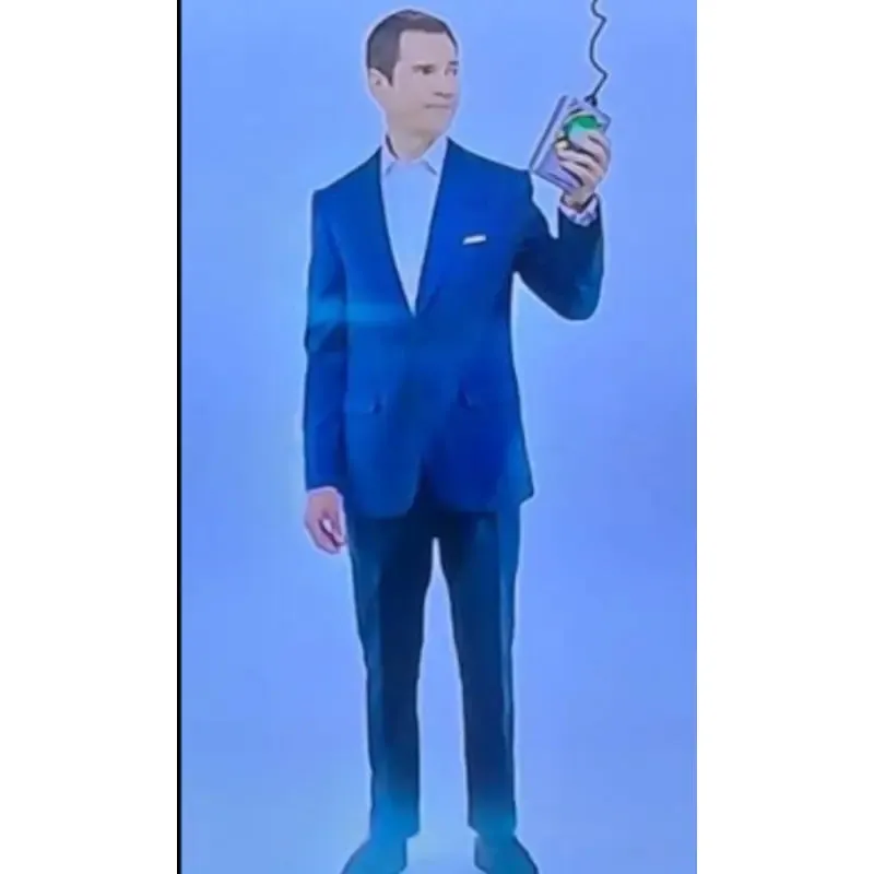 Jimmy Carr Battle in the Box Blue Tuxedo