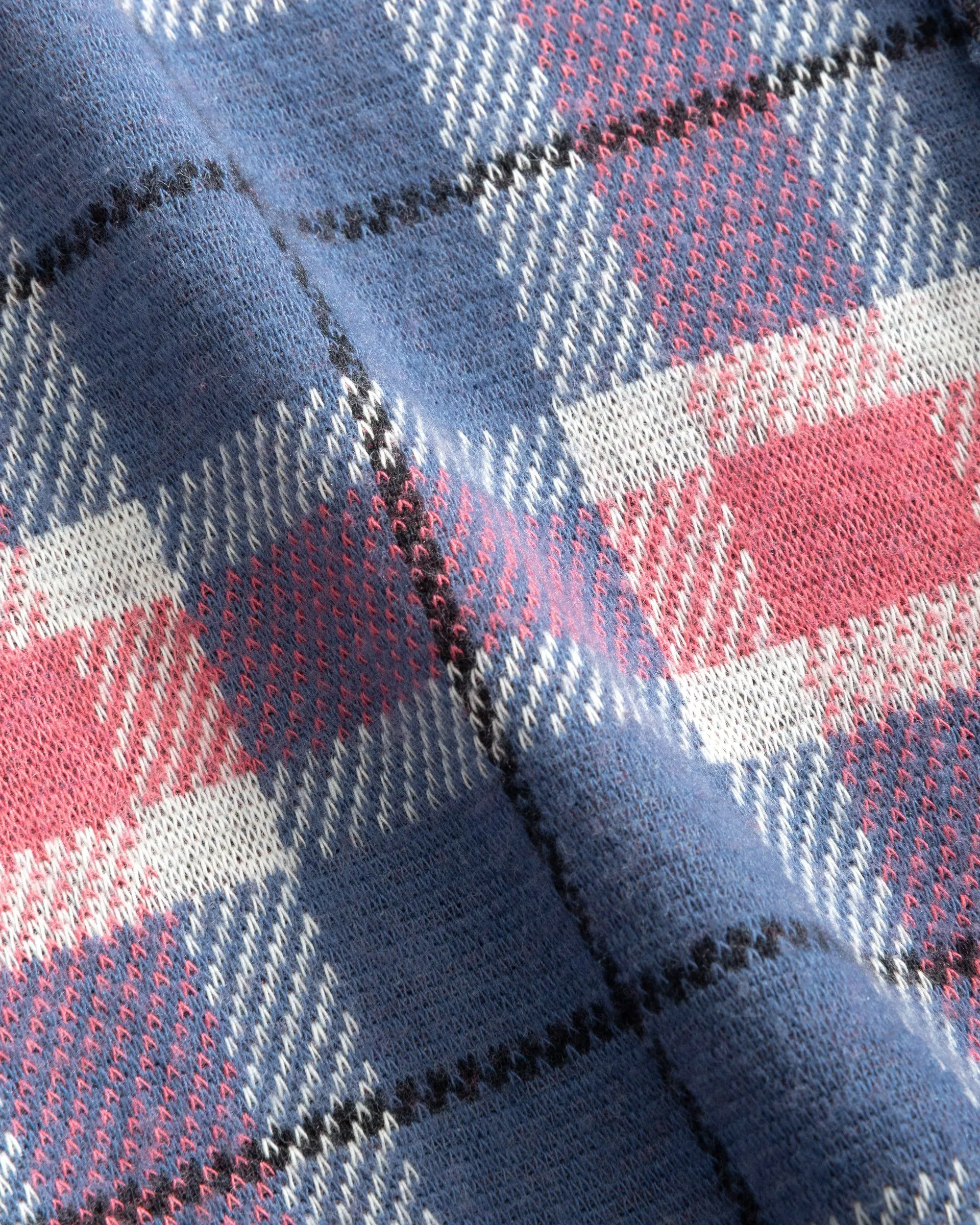 Kaden Stretch Flannel Lodge Shirt in Laguna Blue by Johnnie-O