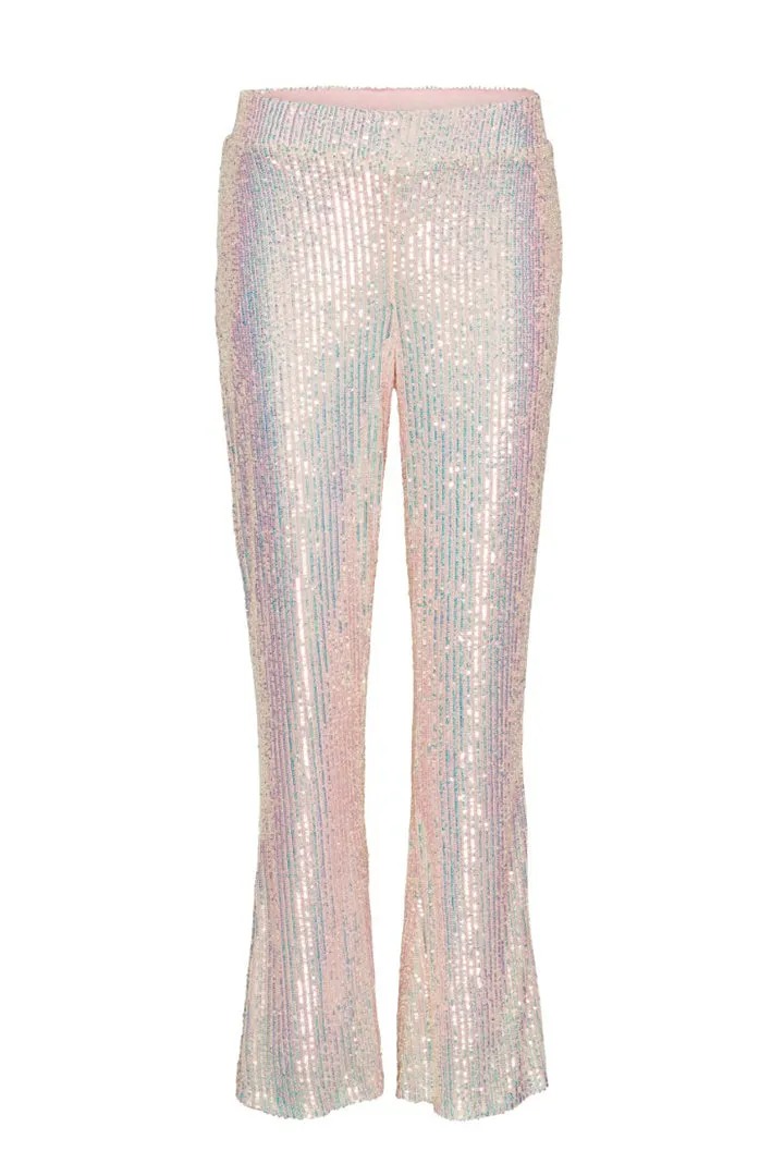 Karin Sequin Trousers - White