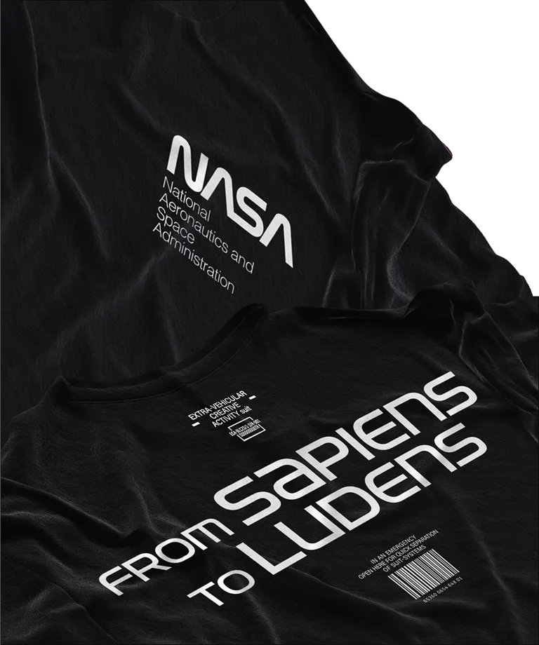 KOJIMA PRODUCTIONS X ANICORN - Space Ludens NASA Tee