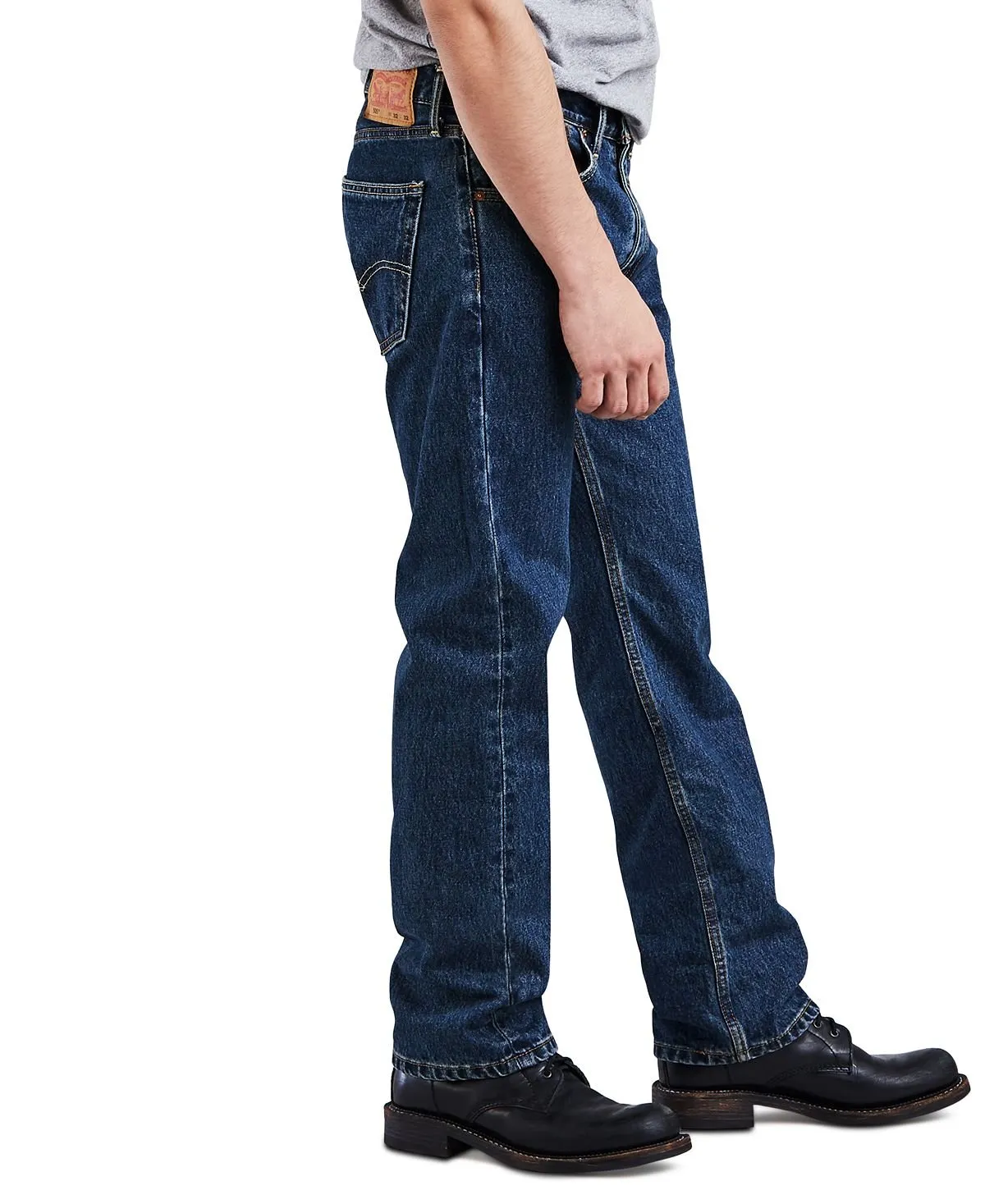 Levi's Men's 505 Regular Straight Fit Non-Stretch Jeans, Blue