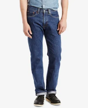 Levi's Men's 505 Regular Straight Fit Non-Stretch Jeans, Blue