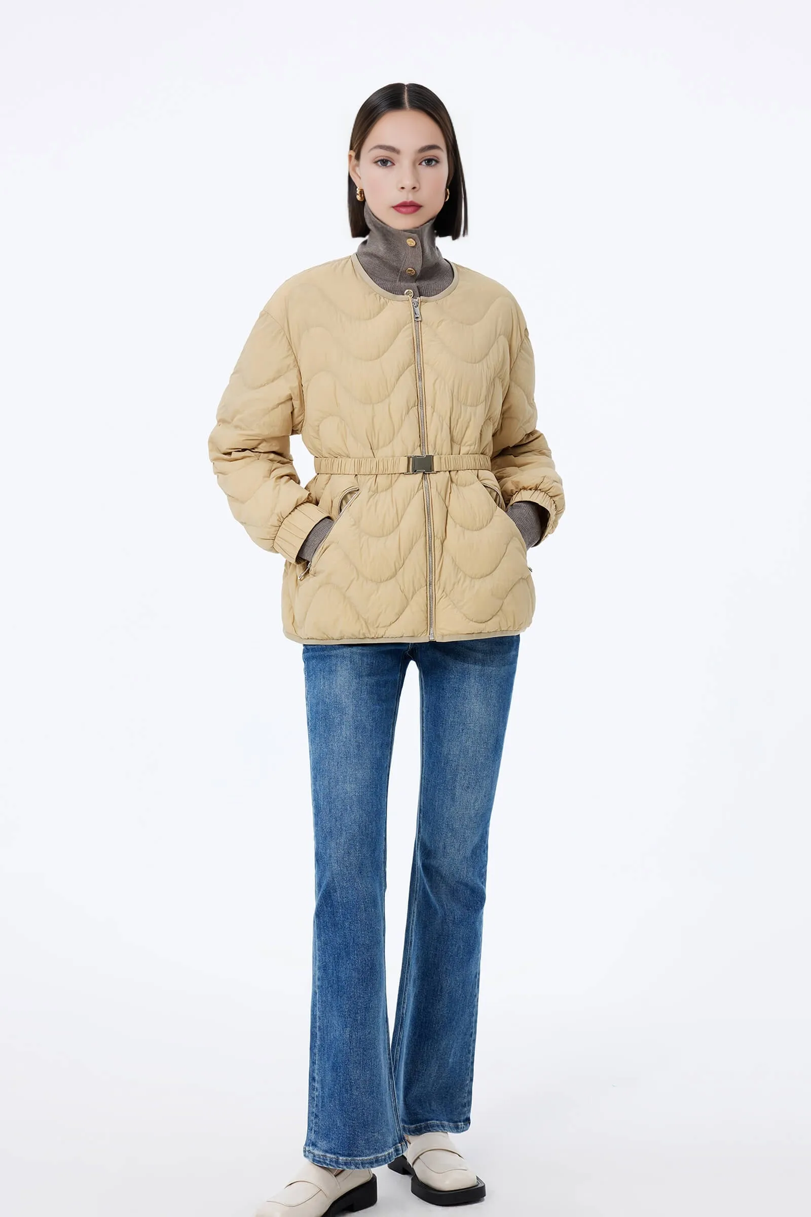 LILY Baseball Jacket Down Coat
