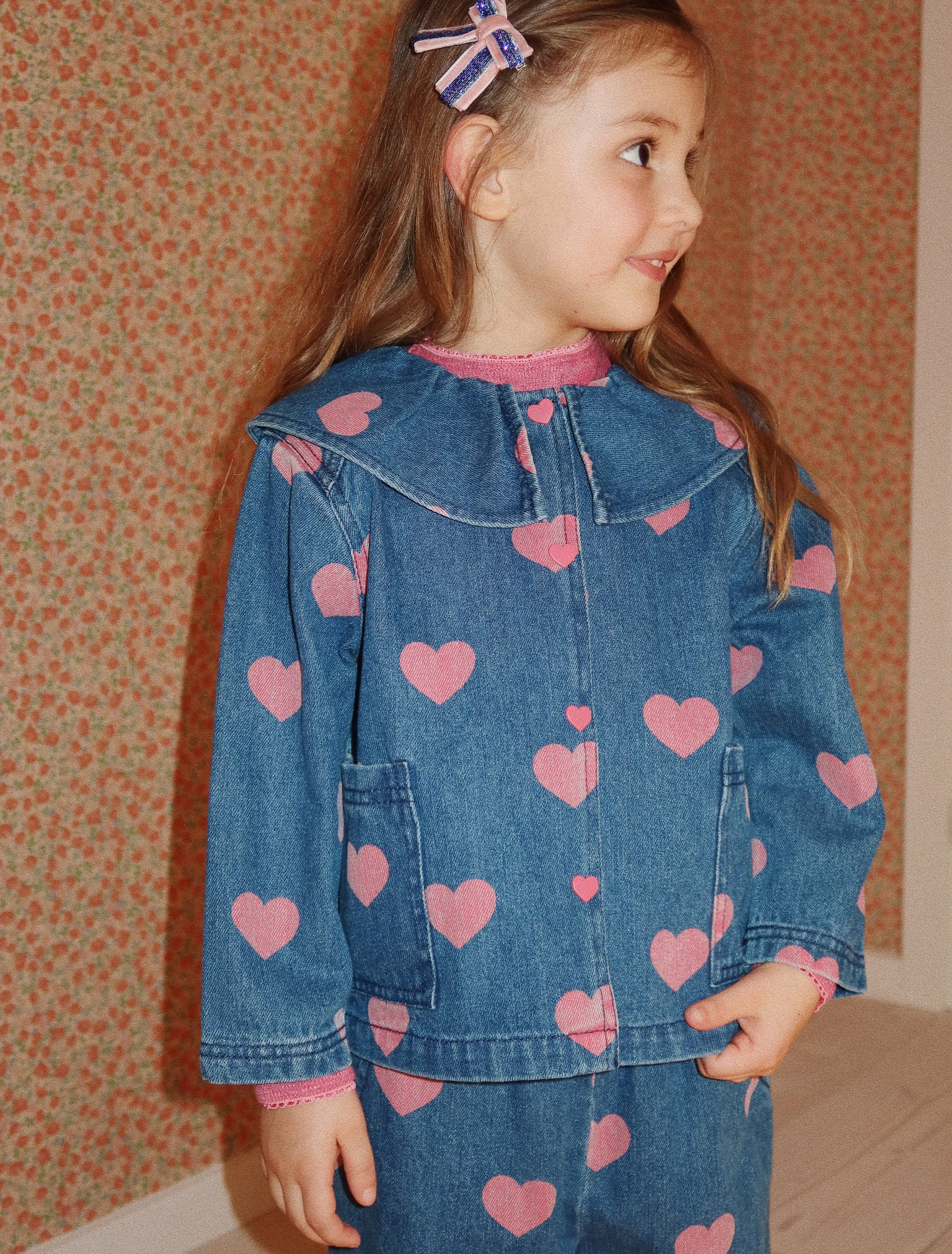 Magot Denim Shirt in Bon Coeur Pink