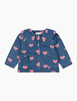 Magot Denim Shirt in Bon Coeur Pink
