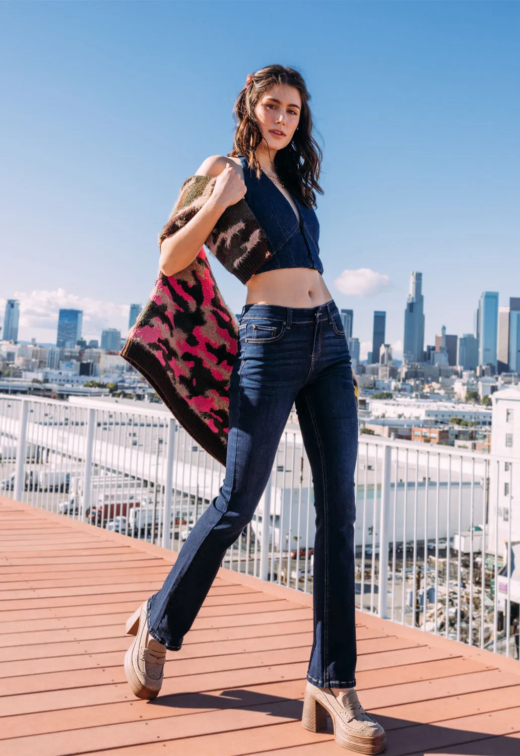 Mid Rise Classic Bootcut Jeans