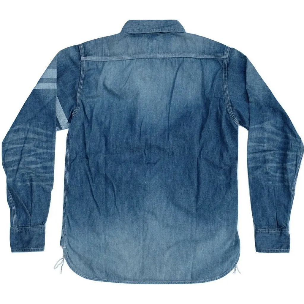 Momotaro 8oz. Washed GTB Selvedge Shirt