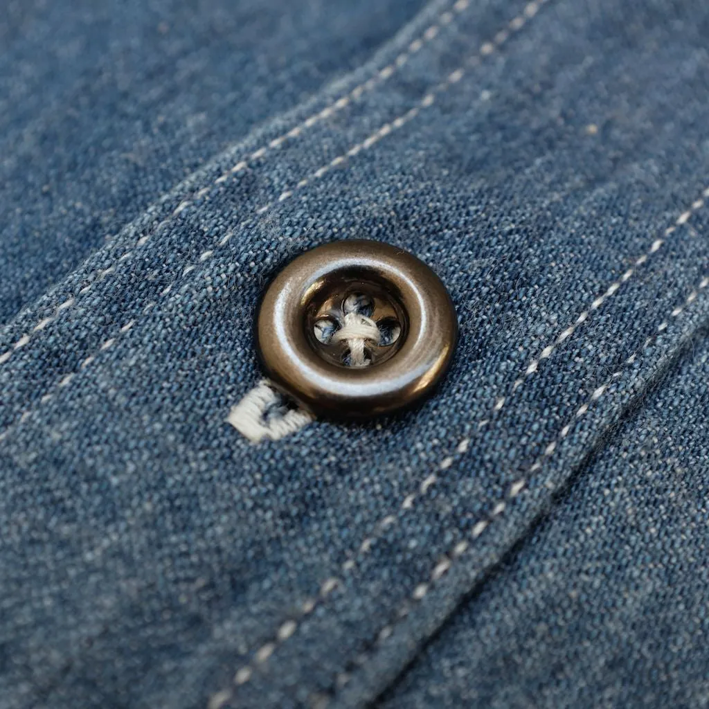 Momotaro 8oz. Washed GTB Selvedge Shirt