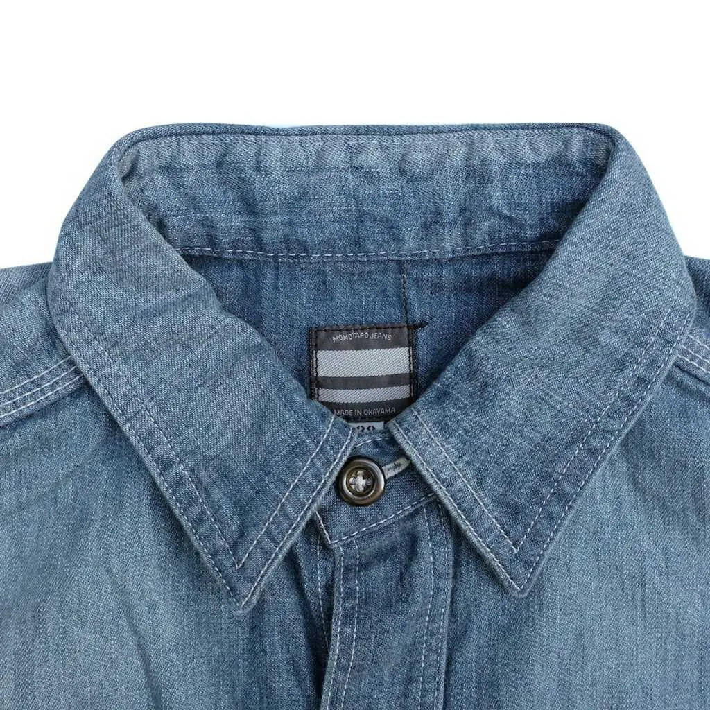 Momotaro 8oz. Washed GTB Selvedge Shirt