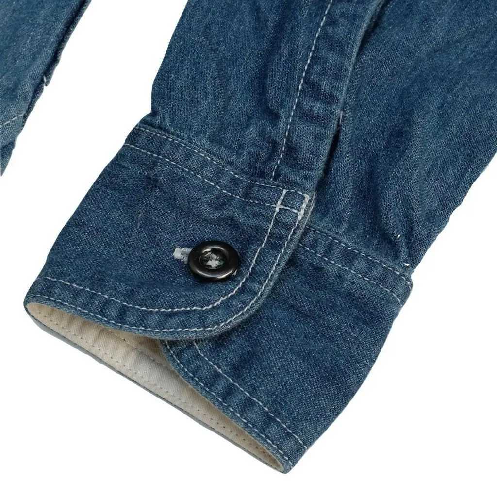 Momotaro 8oz. Washed GTB Selvedge Shirt