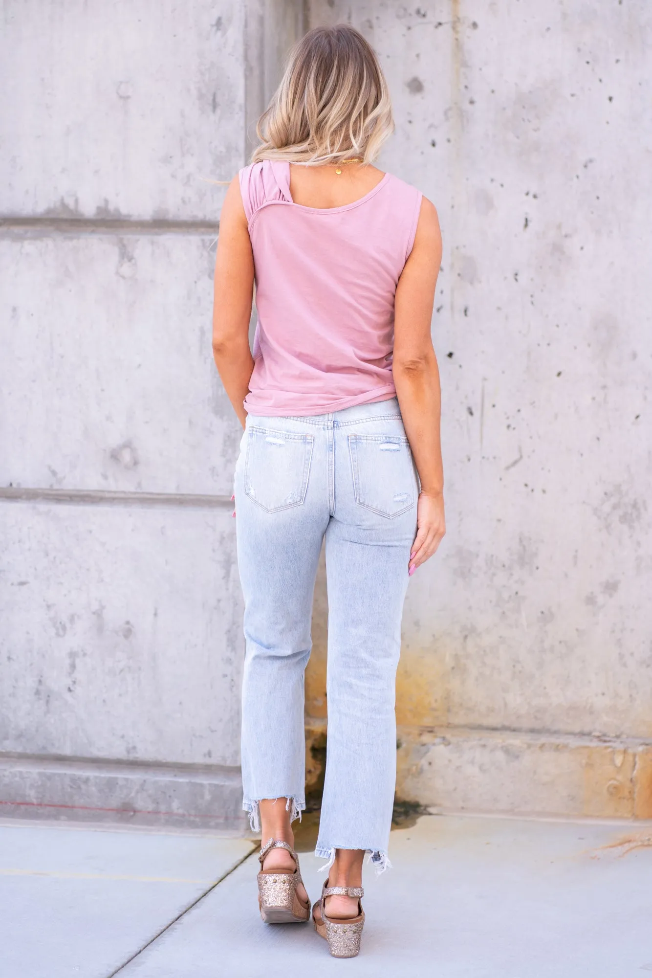 One Love 90s Vintage High Rise Relaxed Crop