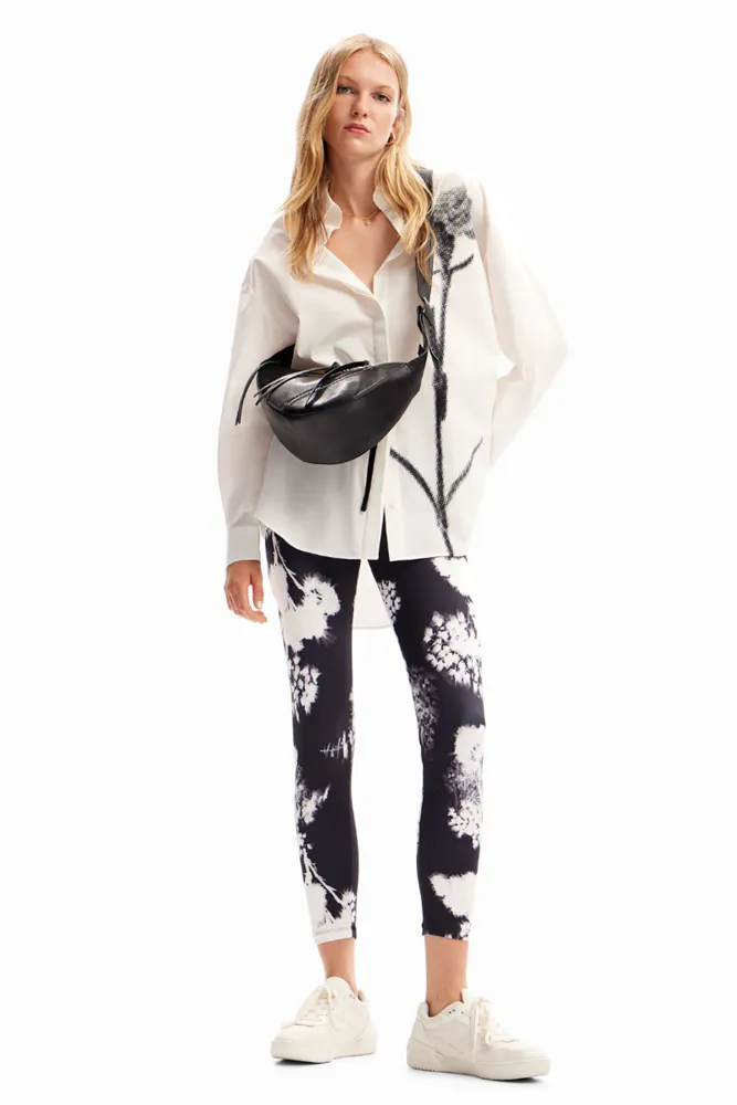 Oversize Flower Shirt By Desigual