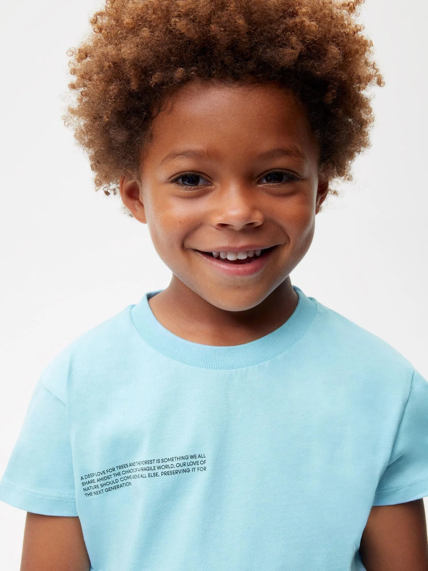 PANGAIA x Kenny Scharf Kids' 365 T-Shirt—celestial blue