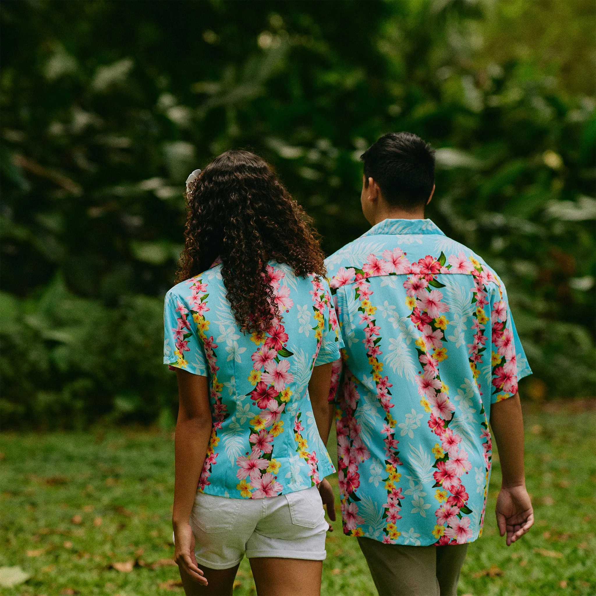 Plumeria Panel Aloha Shirt