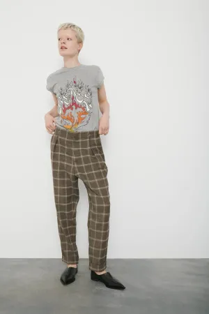 Rabens Saloner Nella Inferno Tee in Grey Marl