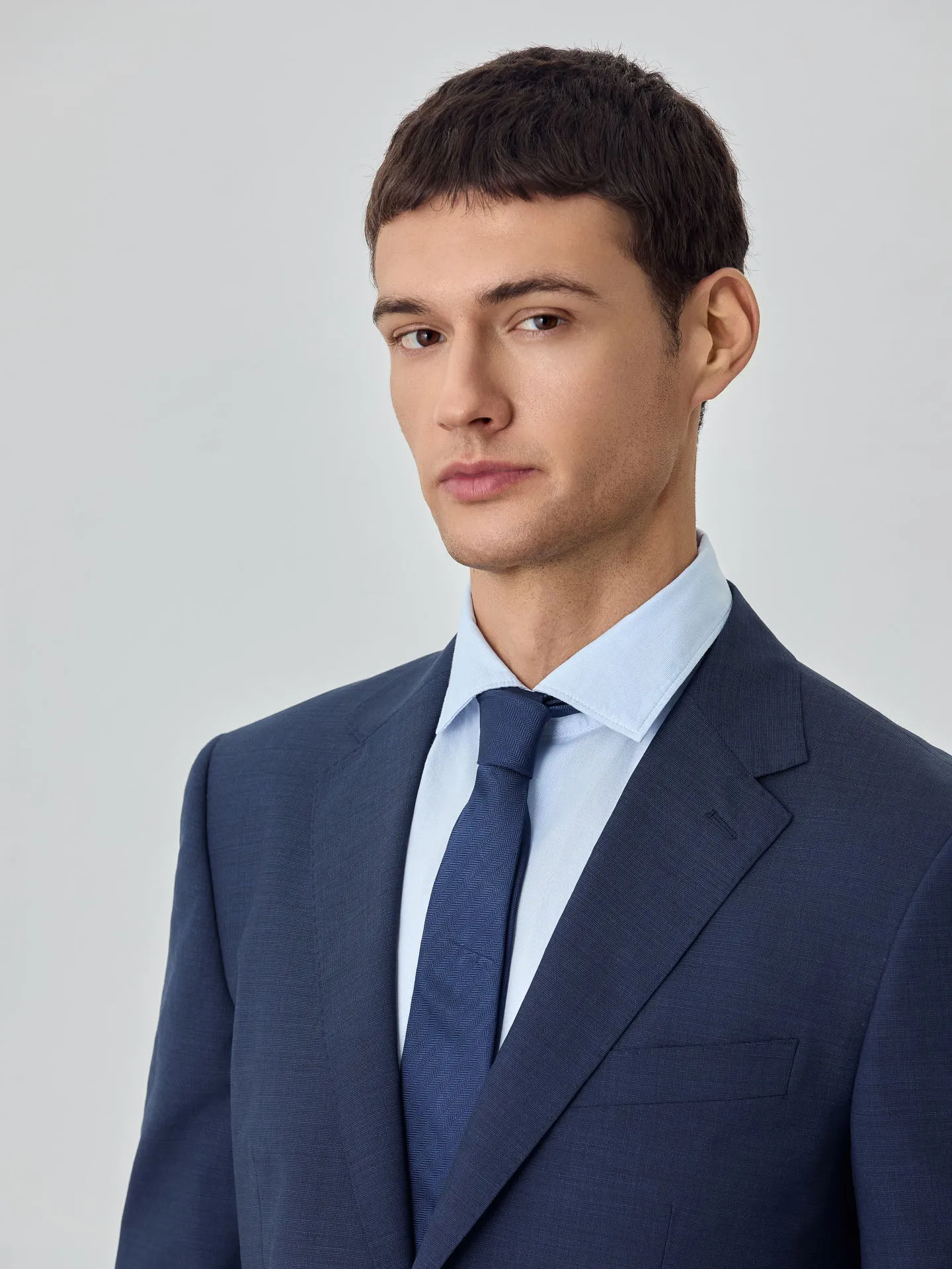 Regular fit Nailhead Business suit